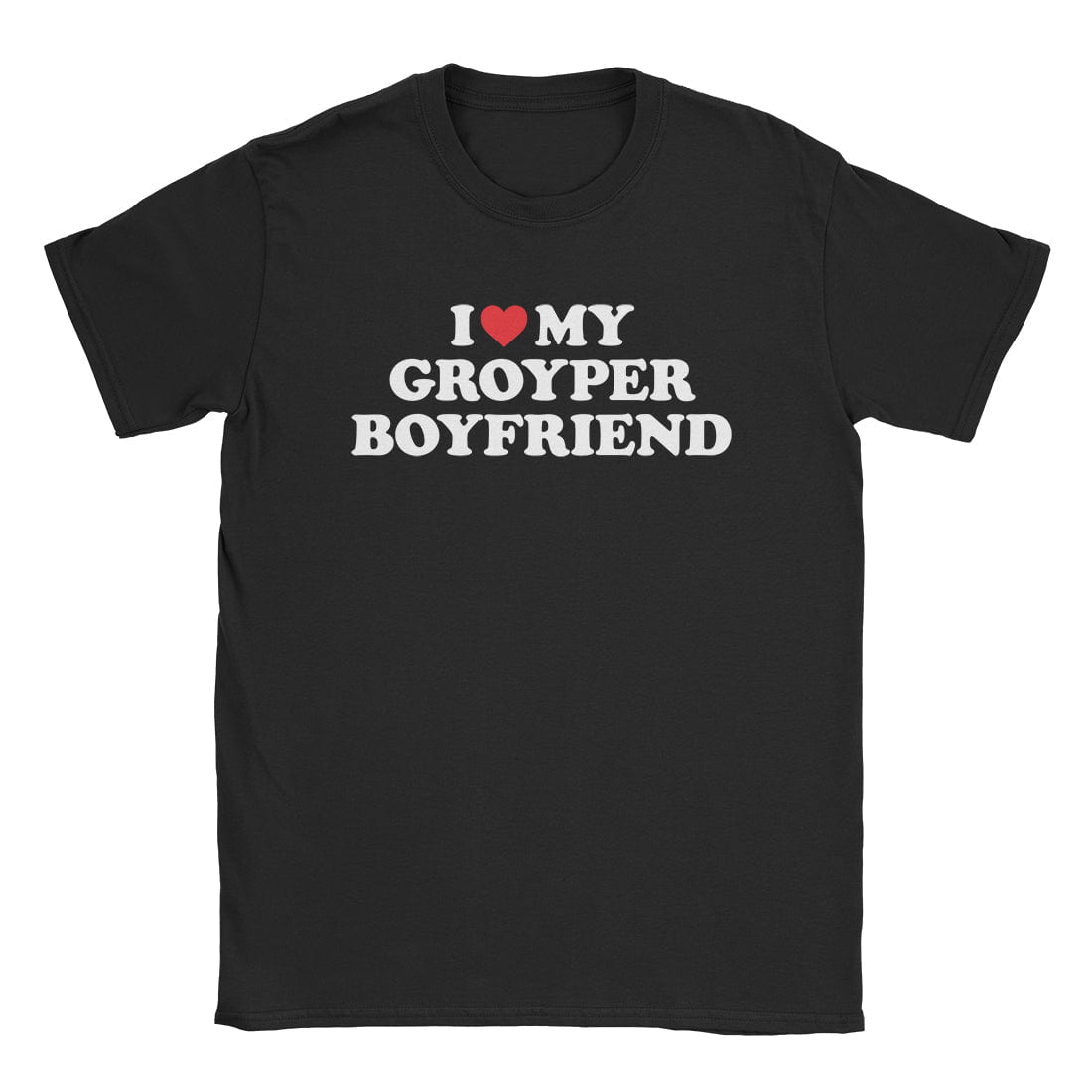 A-or-B-Tees T-Shirt Black / S Groyper BF T-Shirt
