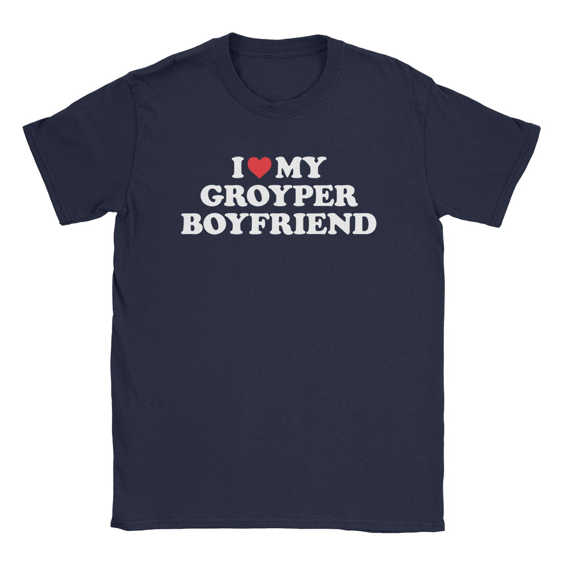 A-or-B-Tees T-Shirt Navy / S Groyper BF T-Shirt