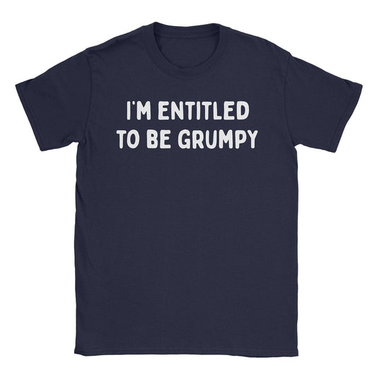 A-or-B-Tees T-Shirt Navy / S Grumpy T-Shirt