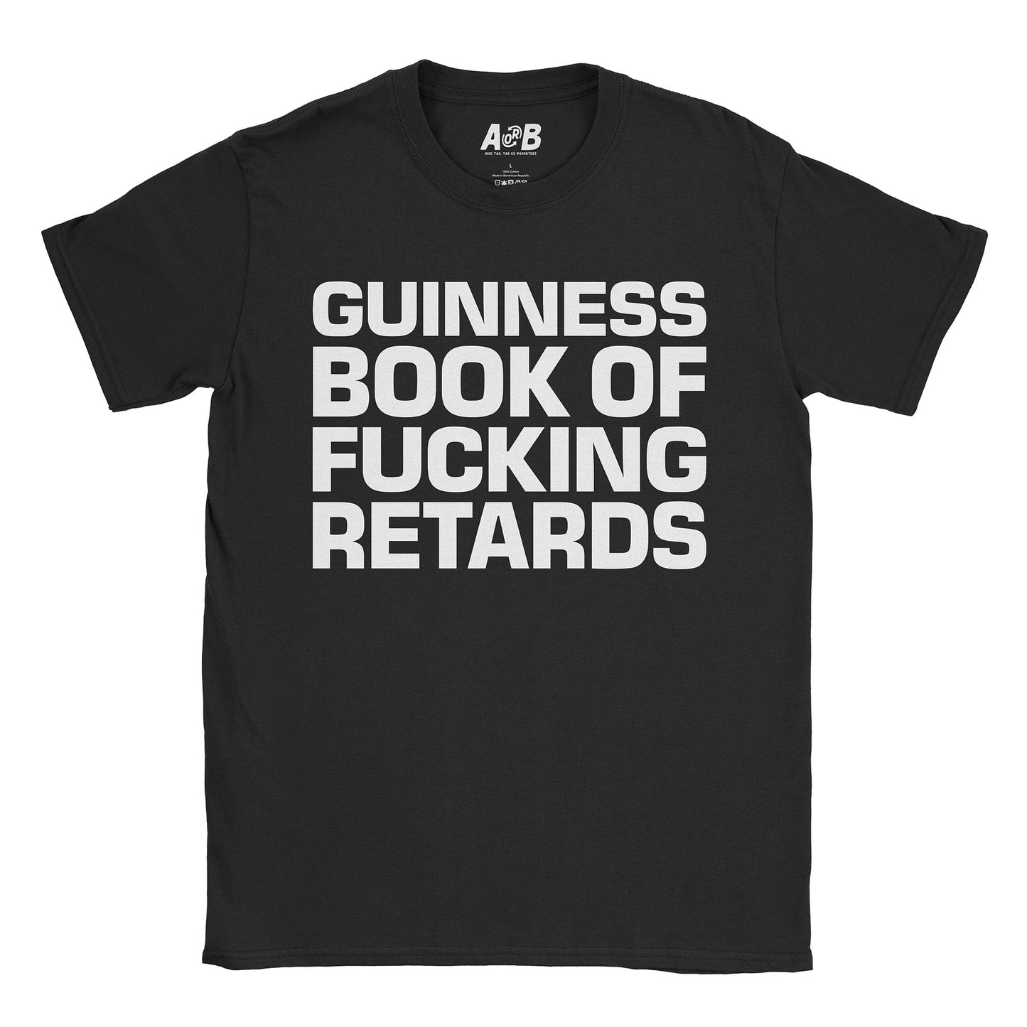 A-or-B-Tees T-Shirt Black / S Guinness Book T-Shirt