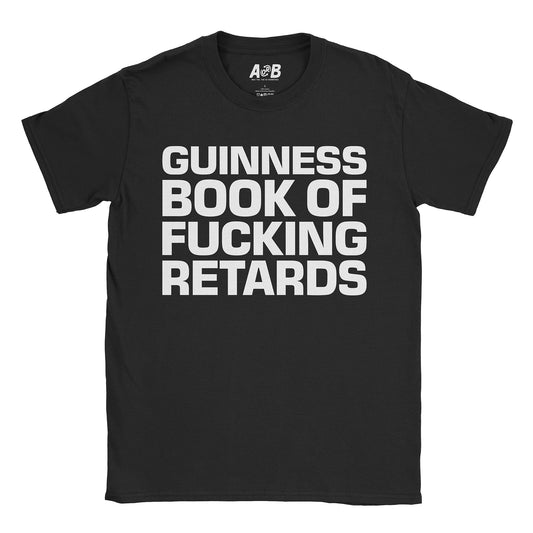 A-or-B-Tees T-Shirt Black / S Guinness Book T-Shirt