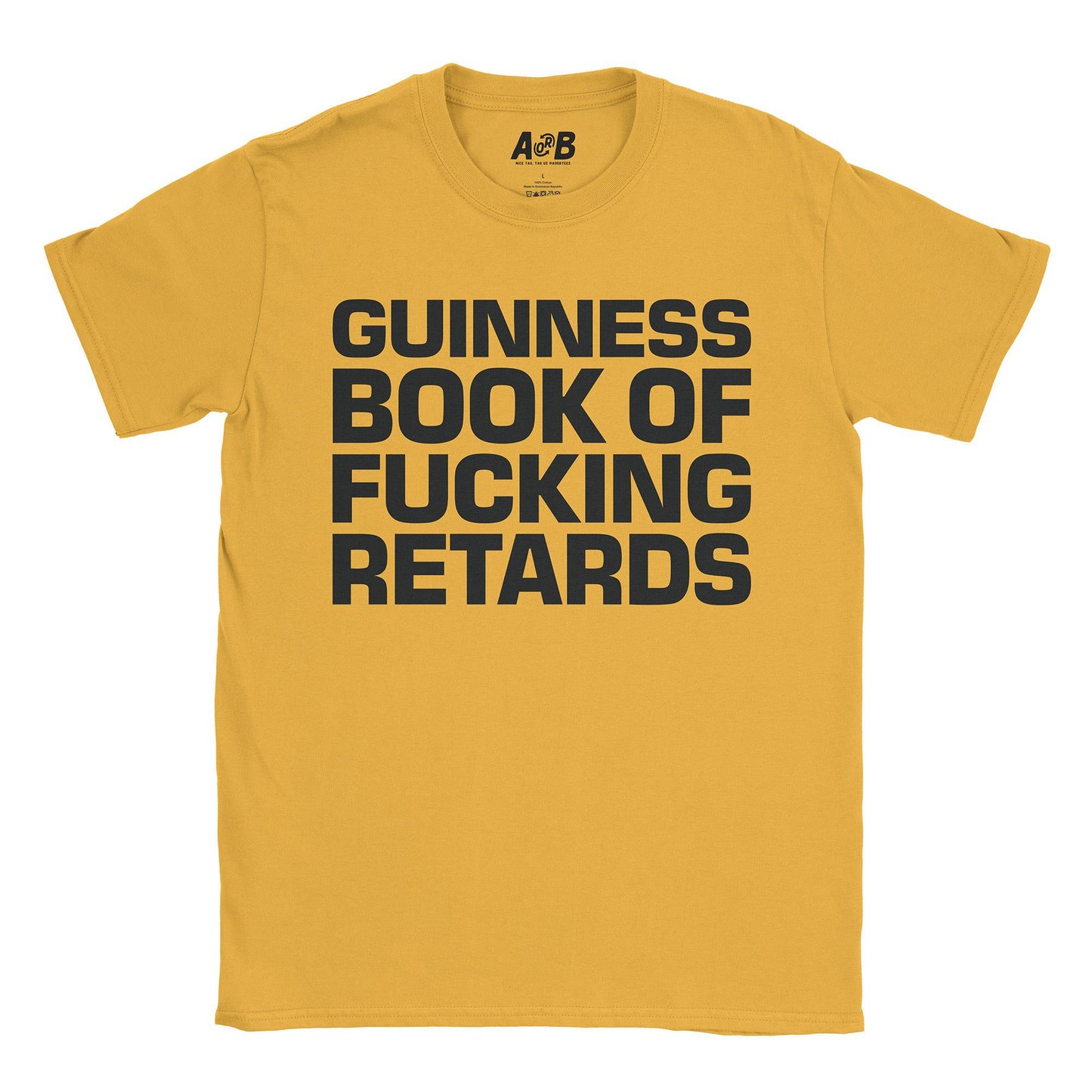 A-or-B-Tees T-Shirt Gold / S Guinness Book T-Shirt