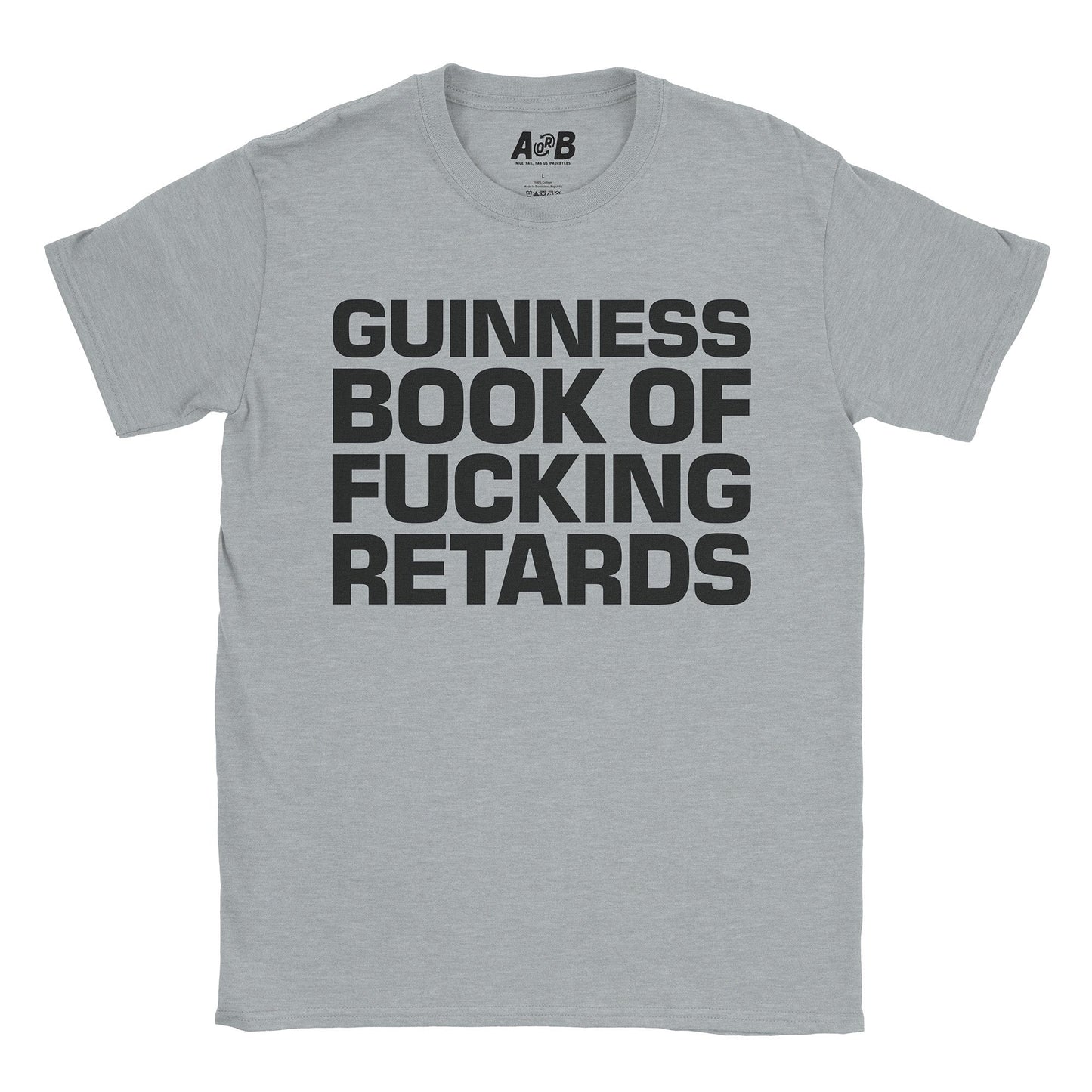 A-or-B-Tees T-Shirt Sport Grey / S Guinness Book T-Shirt