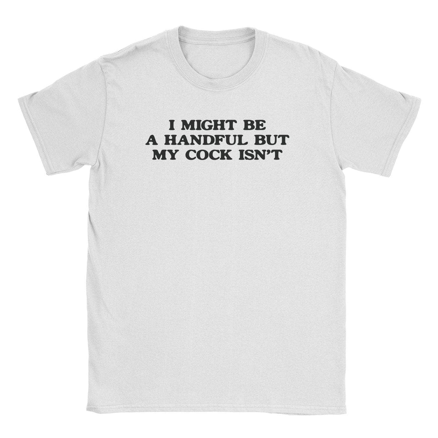 A-or-B-Tees T-Shirt White / S Handful T-Shirt