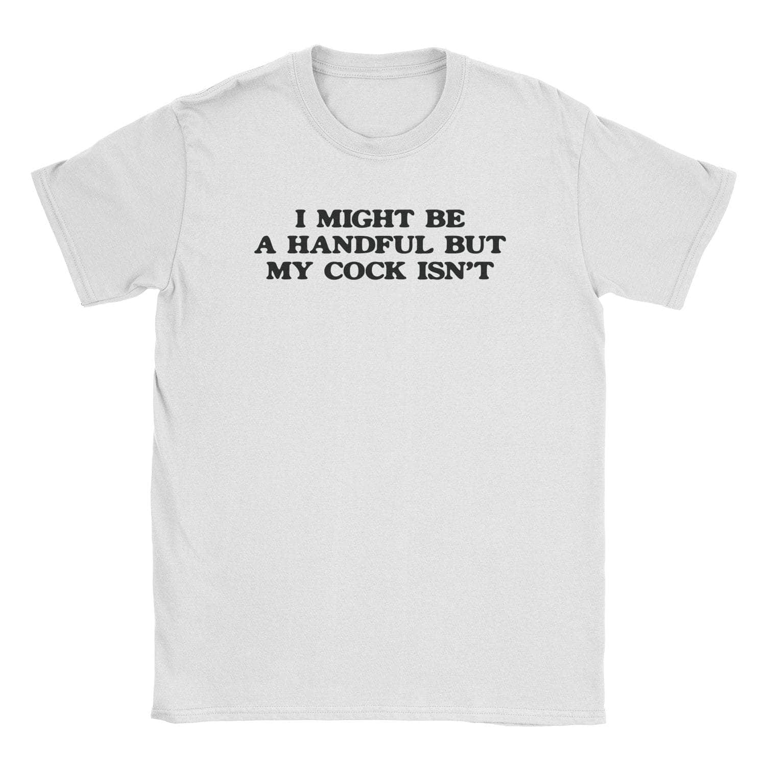 A-or-B-Tees T-Shirt White / S Handful T-Shirt