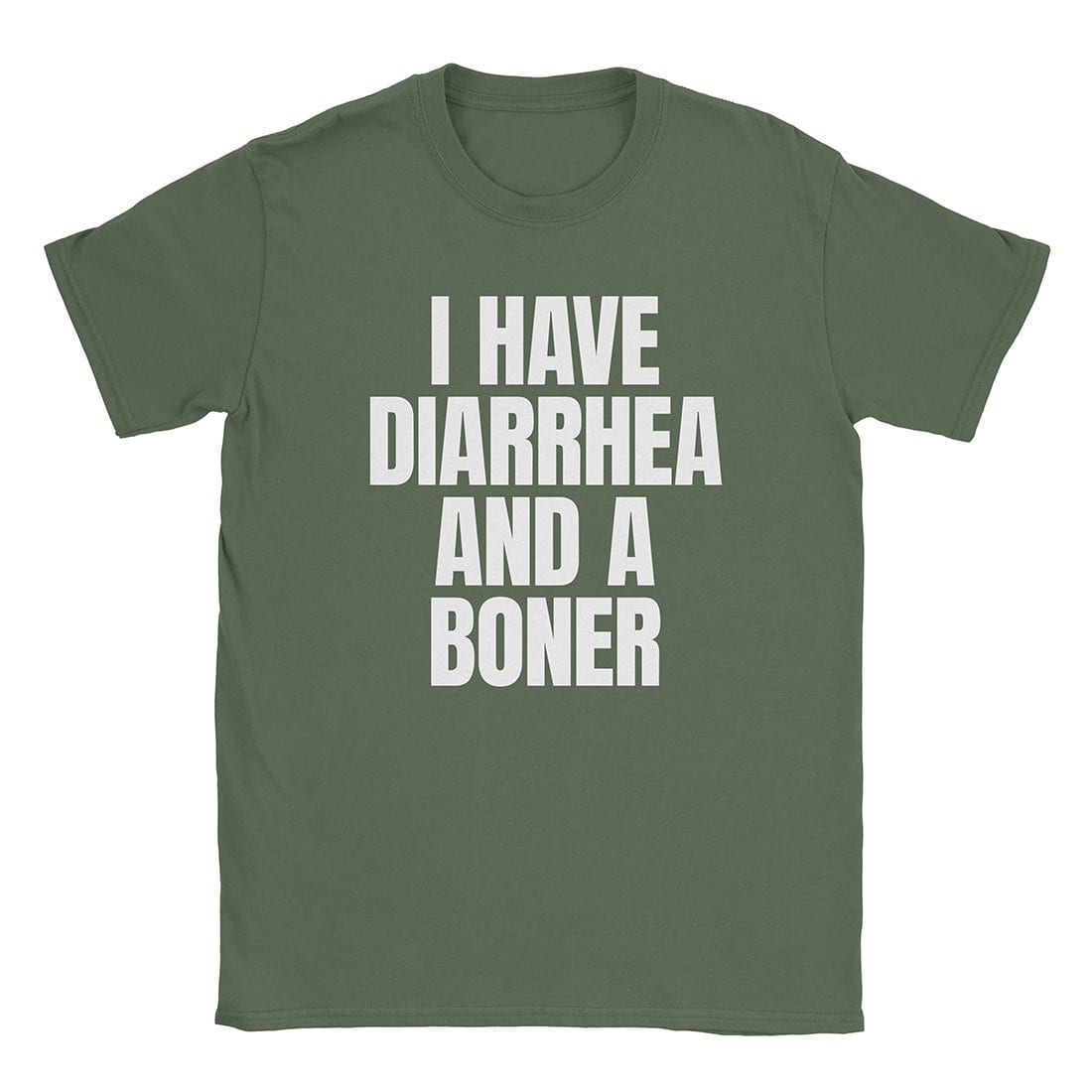 A-or-B-Tees T-Shirt Military Green / S Hard Shit T-Shirt