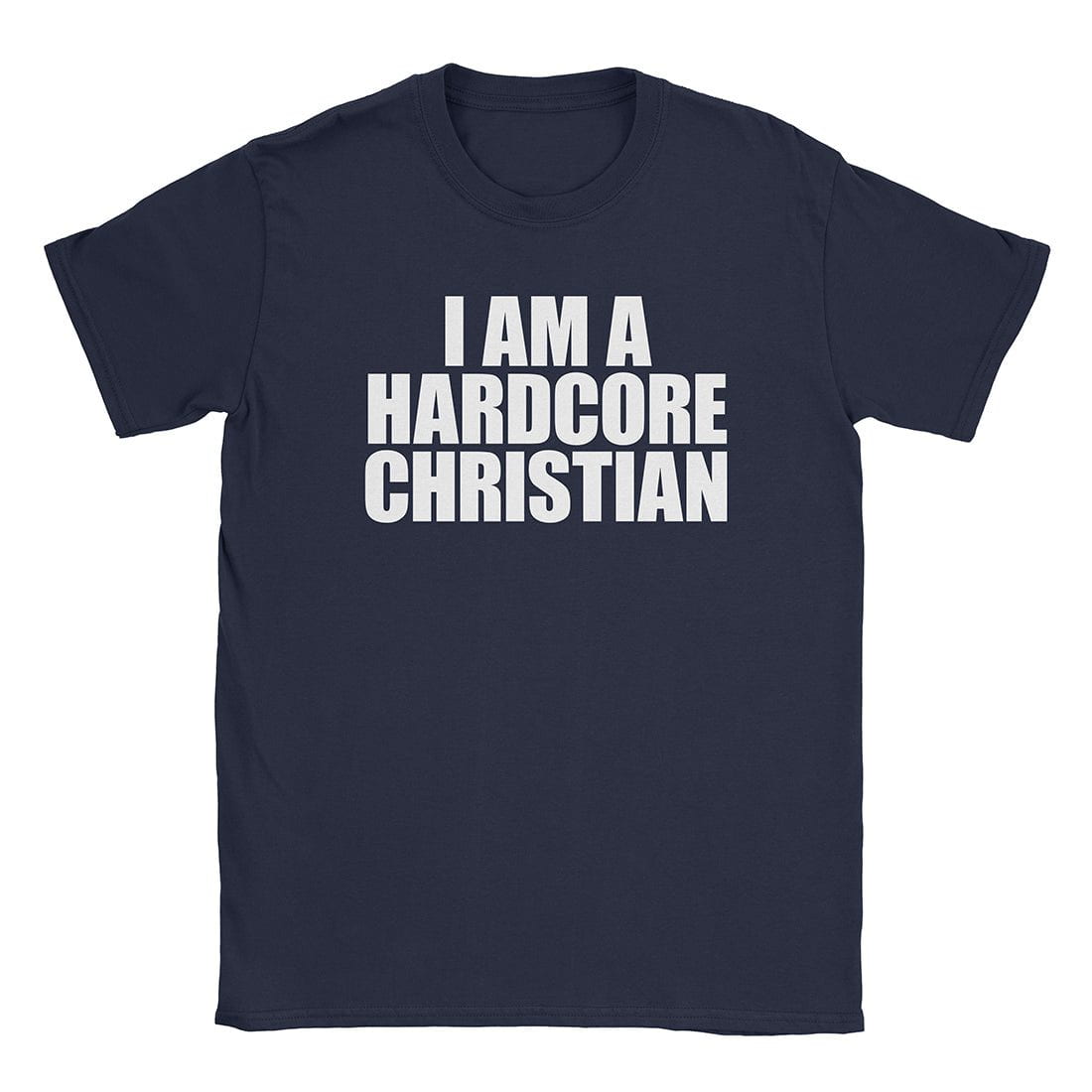 A-or-B-Tees T-Shirt Navy / S Hardcore Christian T-Shirt