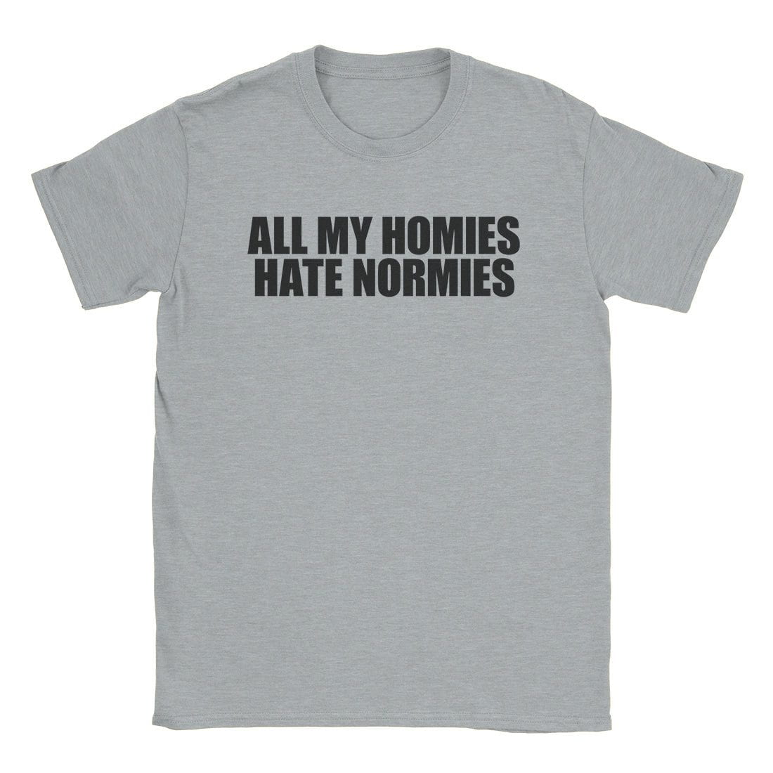 A-or-B-Tees T-Shirt Sport Grey / S Hate Normies T-Shirt