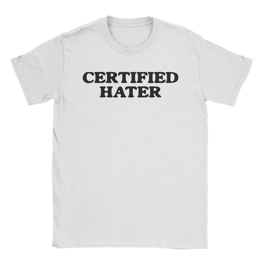 A-or-B-Tees T-Shirt White / S Hater T-Shirt