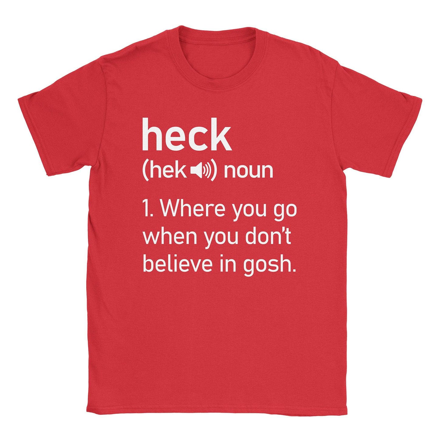 A-or-B-Tees T-Shirt Red / S Heck T-Shirt