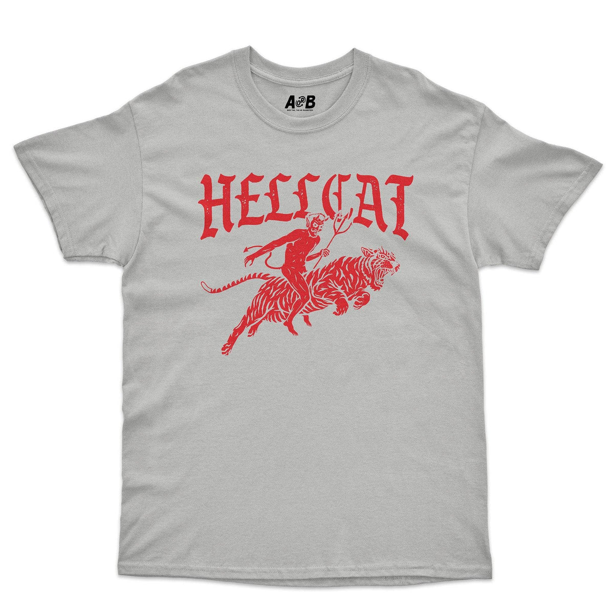 A-or-B-Tees T-Shirt Ice Grey / S Hellcat T-Shirt