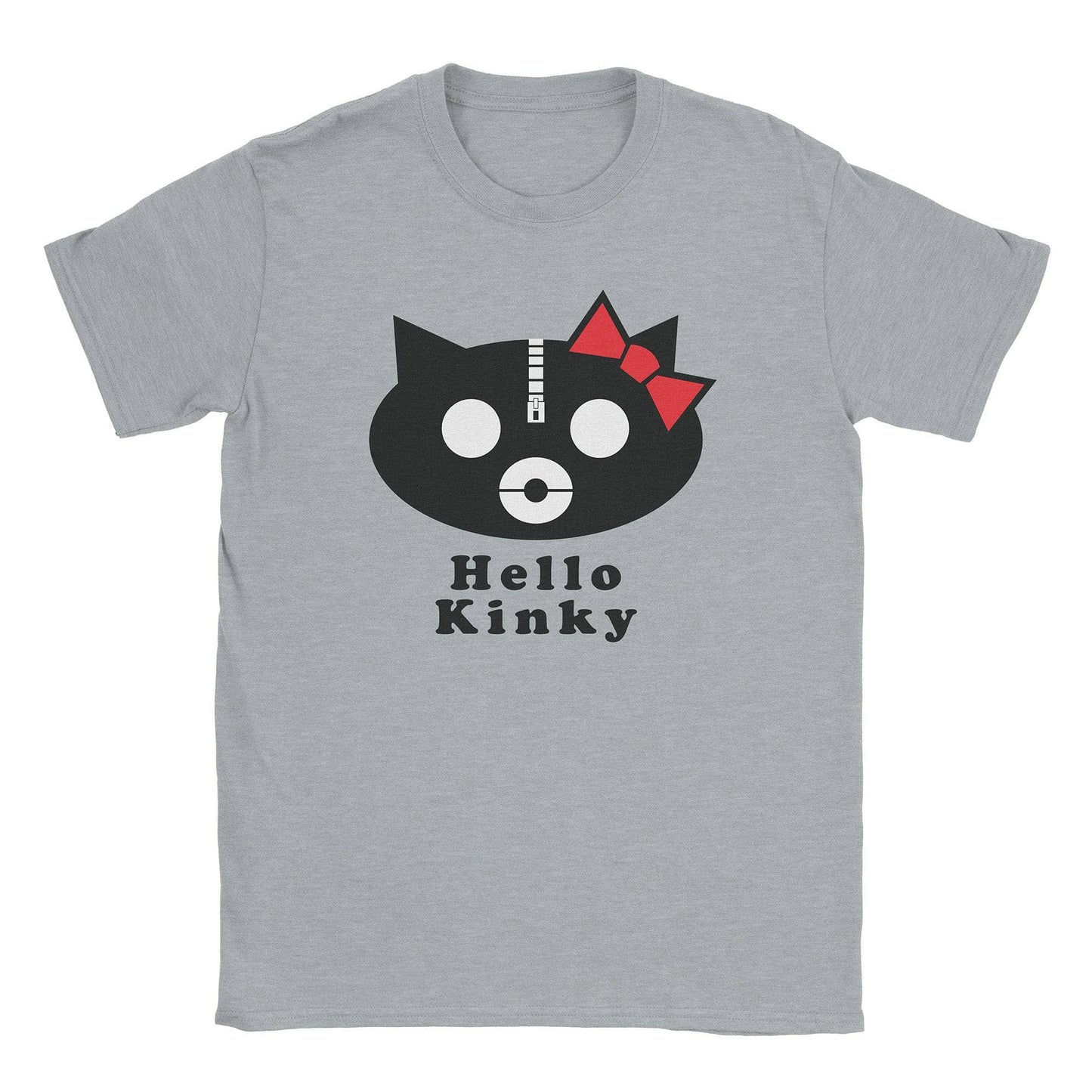 A-or-B-Tees T-Shirt Sport Grey / S Hello Kinky T-Shirt