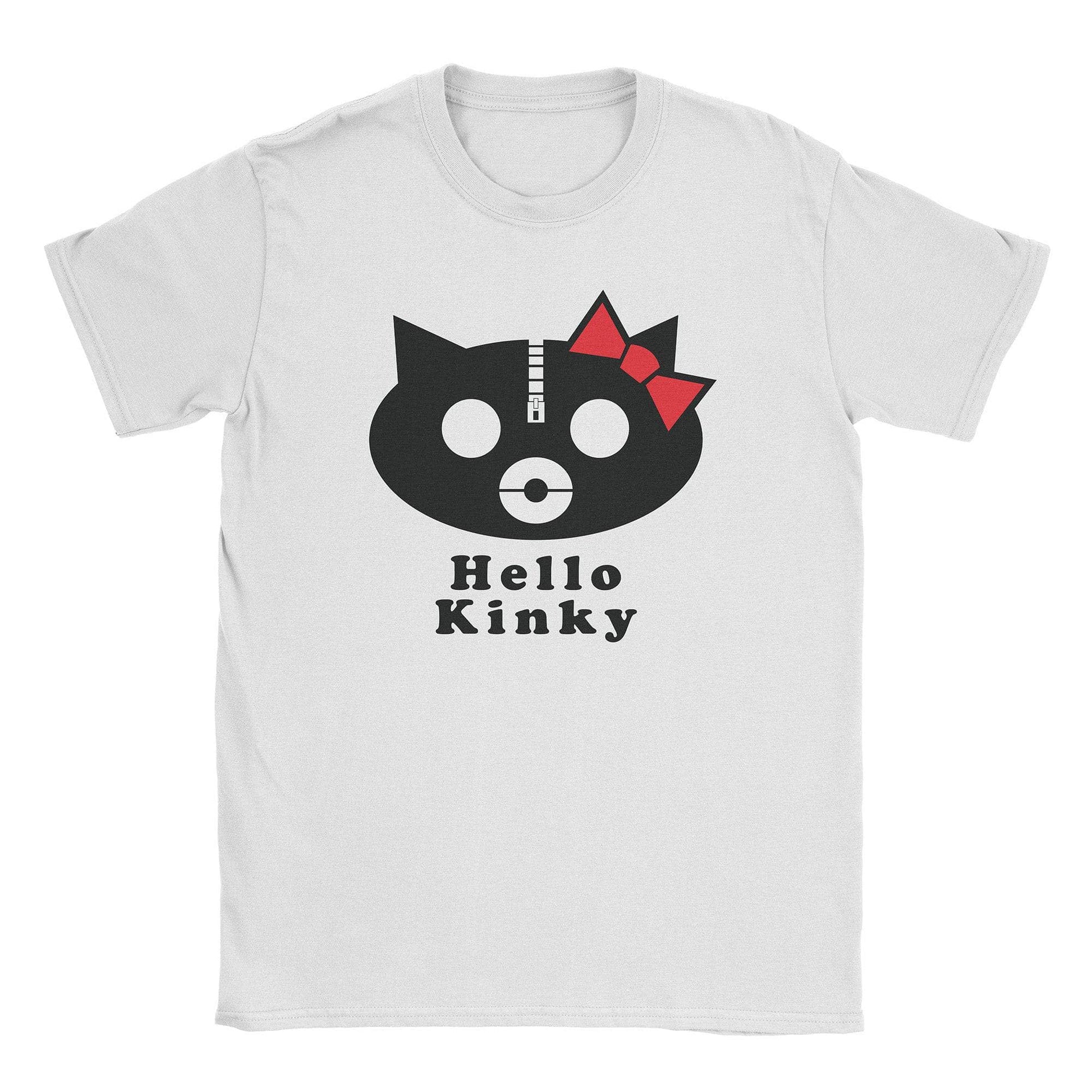 A-or-B-Tees T-Shirt White / S Hello Kinky T-Shirt