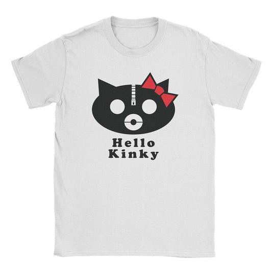 A-or-B-Tees T-Shirt White / S Hello Kinky T-Shirt