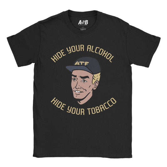 A-or-B-Tees T-Shirt Black / S Hide ATF T-Shirt