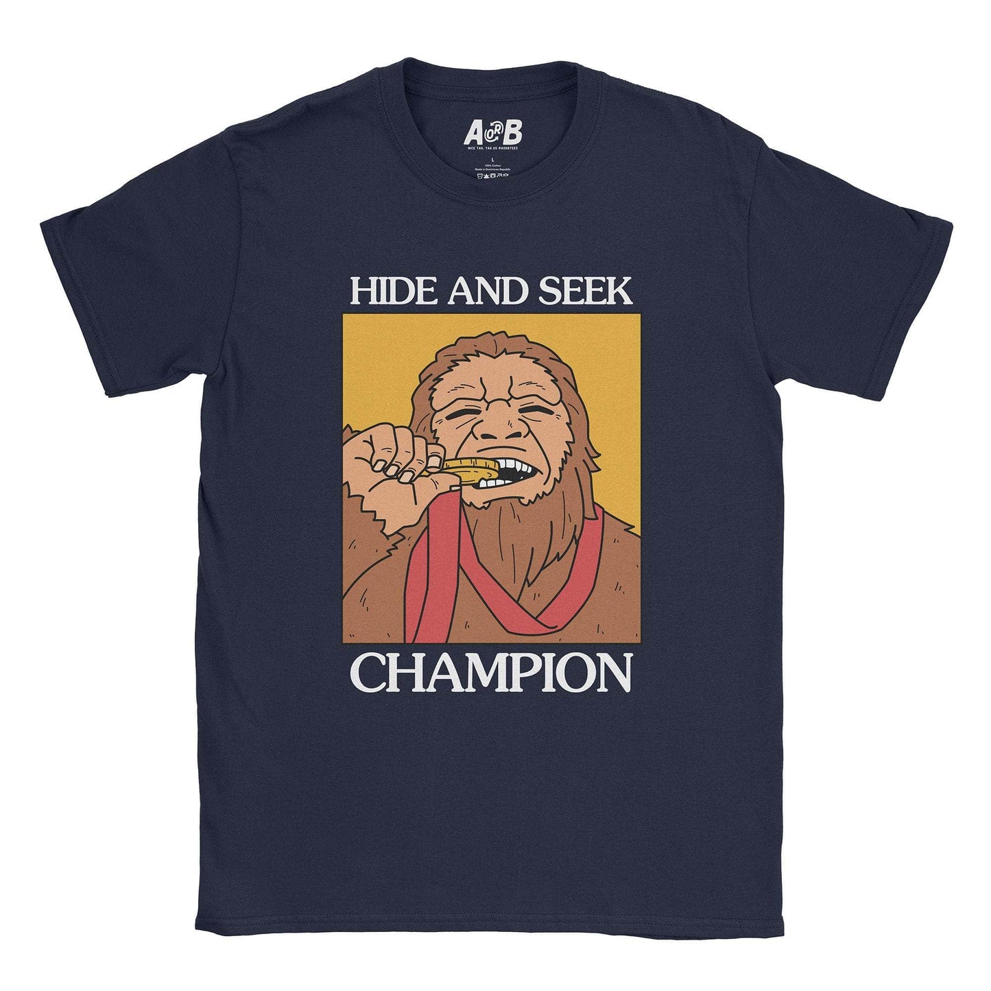 A-or-B-Tees T-Shirt Navy / S Hide & Seek T-Shirt