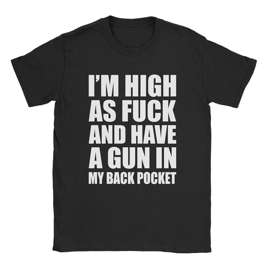 A-or-B-Tees T-Shirt Black / S High As Fuck T-Shirt