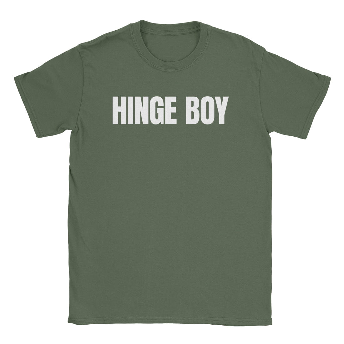A-or-B-Tees T-Shirt Military Green / S Hinge Boy T-Shirt