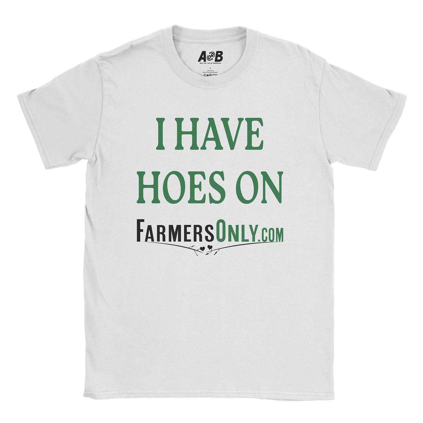 A-or-B-Tees T-Shirt White / S Hoes T-Shirt