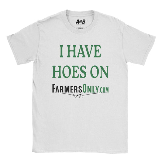 A-or-B-Tees T-Shirt White / S Hoes T-Shirt