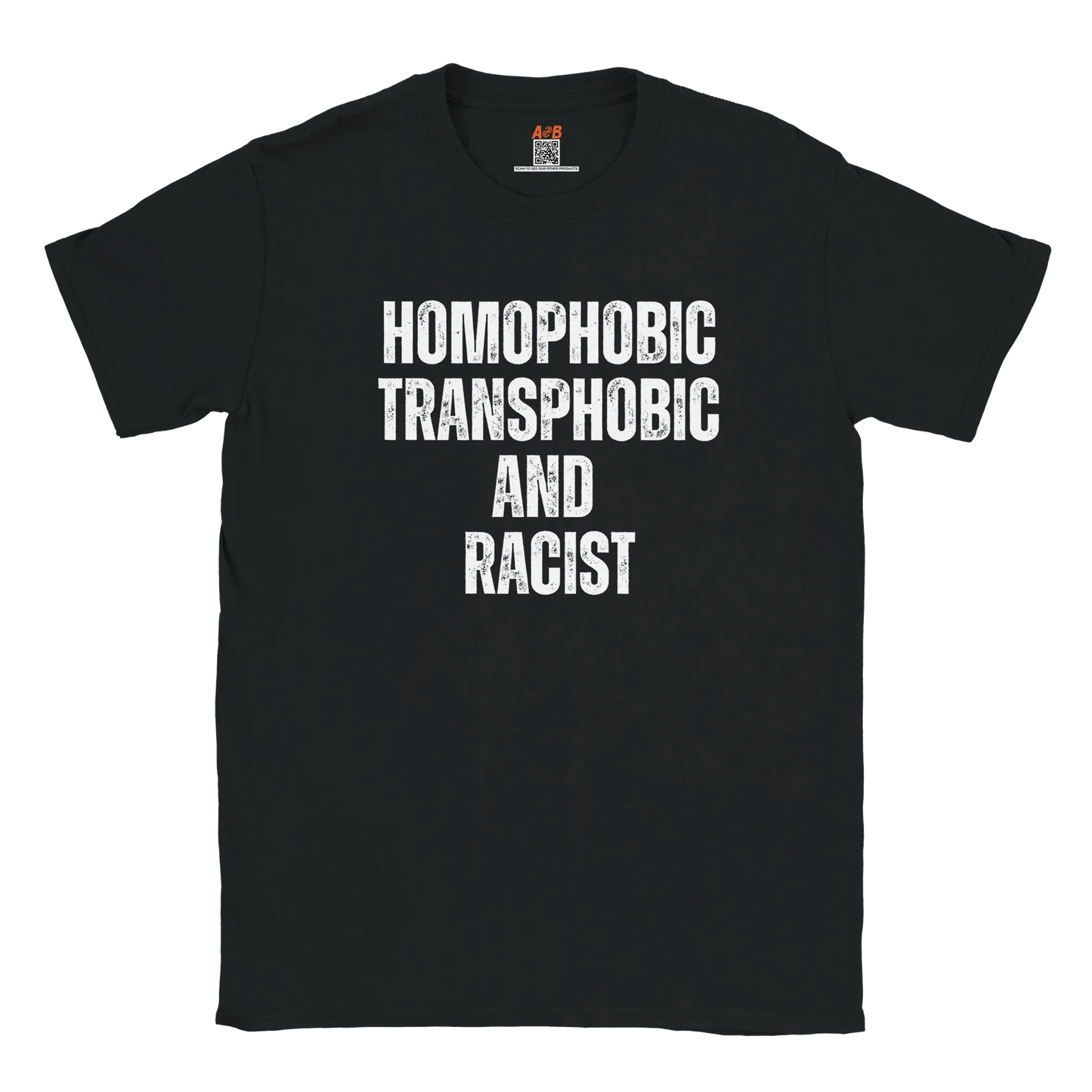 A-or-B-Tees T-Shirt S / Black Homophobic, Transphobic, Racist Shirt – Ironic Tee