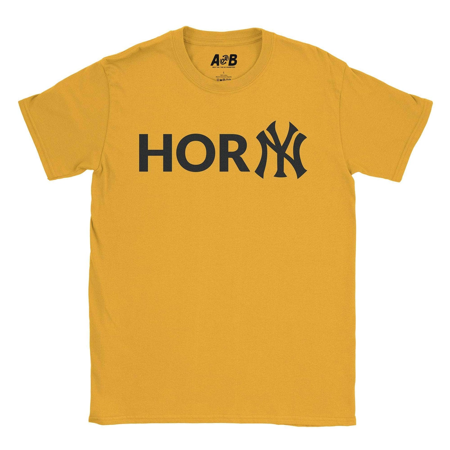 A-or-B-Tees T-Shirt Gold / S HorNY T-Shirt