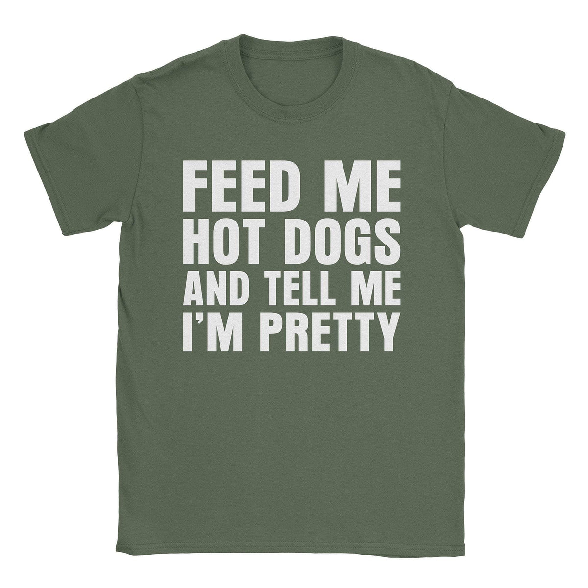 A-or-B-Tees T-Shirt Military Green / S Hot Dogs T-Shirt
