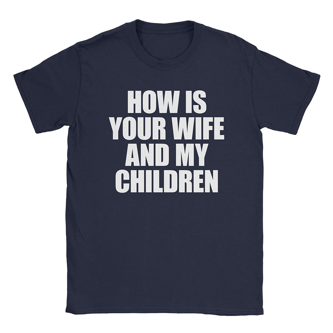 A-or-B-Tees T-Shirt Navy / S How's The Fam T-Shirt