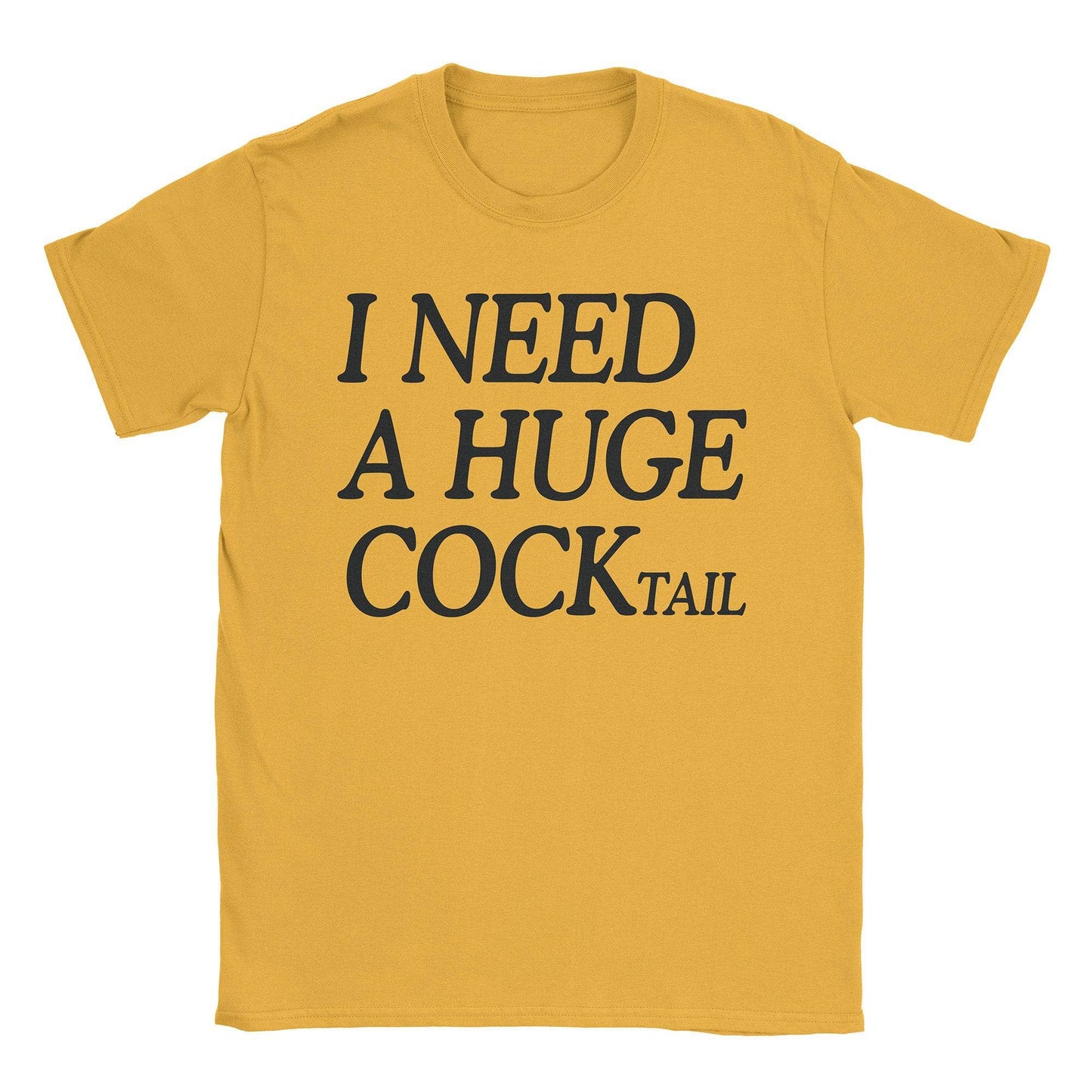 A-or-B-Tees T-Shirt Gold / S Huge Cocktail T-Shirt