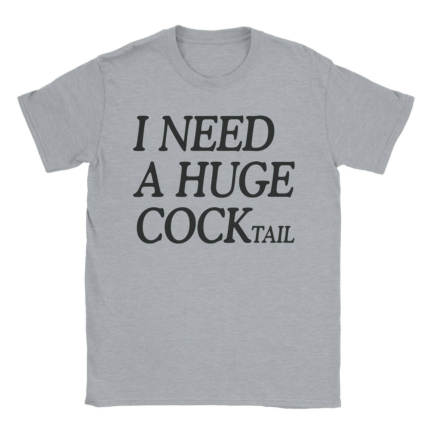 A-or-B-Tees T-Shirt Sport Grey / S Huge Cocktail T-Shirt