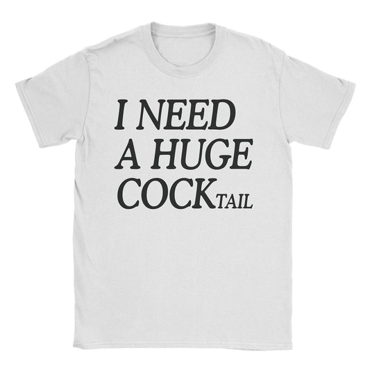 A-or-B-Tees T-Shirt White / S Huge Cocktail T-Shirt