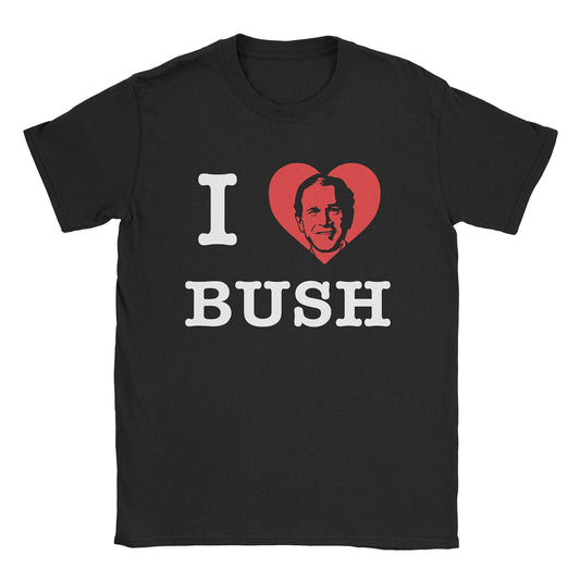 A-or-B-Tees T-Shirt Black / S I ♡ Bush T-Shirt