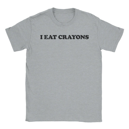 A-or-B-Tees T-Shirt Sport Grey / S I Eat Crayons T-Shirt