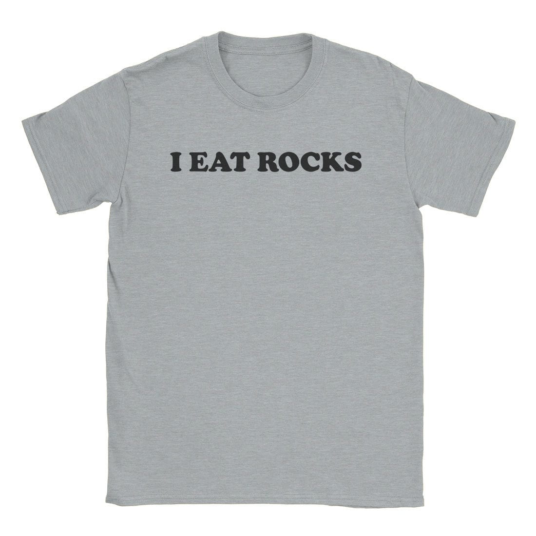 A-or-B-Tees T-Shirt Sport Grey / S I Eat Rocks T-Shirt
