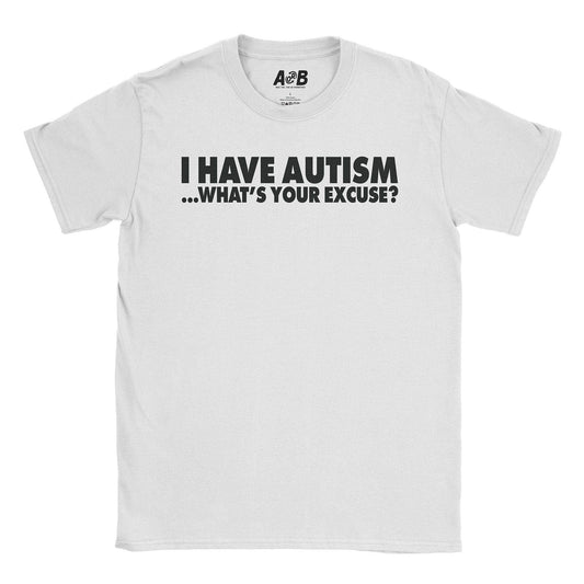 A-or-B-Tees T-Shirt White / S I Have Autism T-Shirt