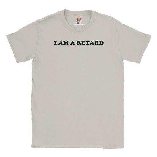 A-or-B-Tees T-Shirt Ice Grey / S I Identify As Retarded – Pronouns: Retard/Retard’s