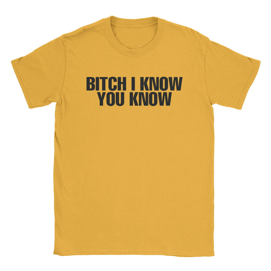 A-or-B-Tees T-Shirt Gold / S I Know T-Shirt