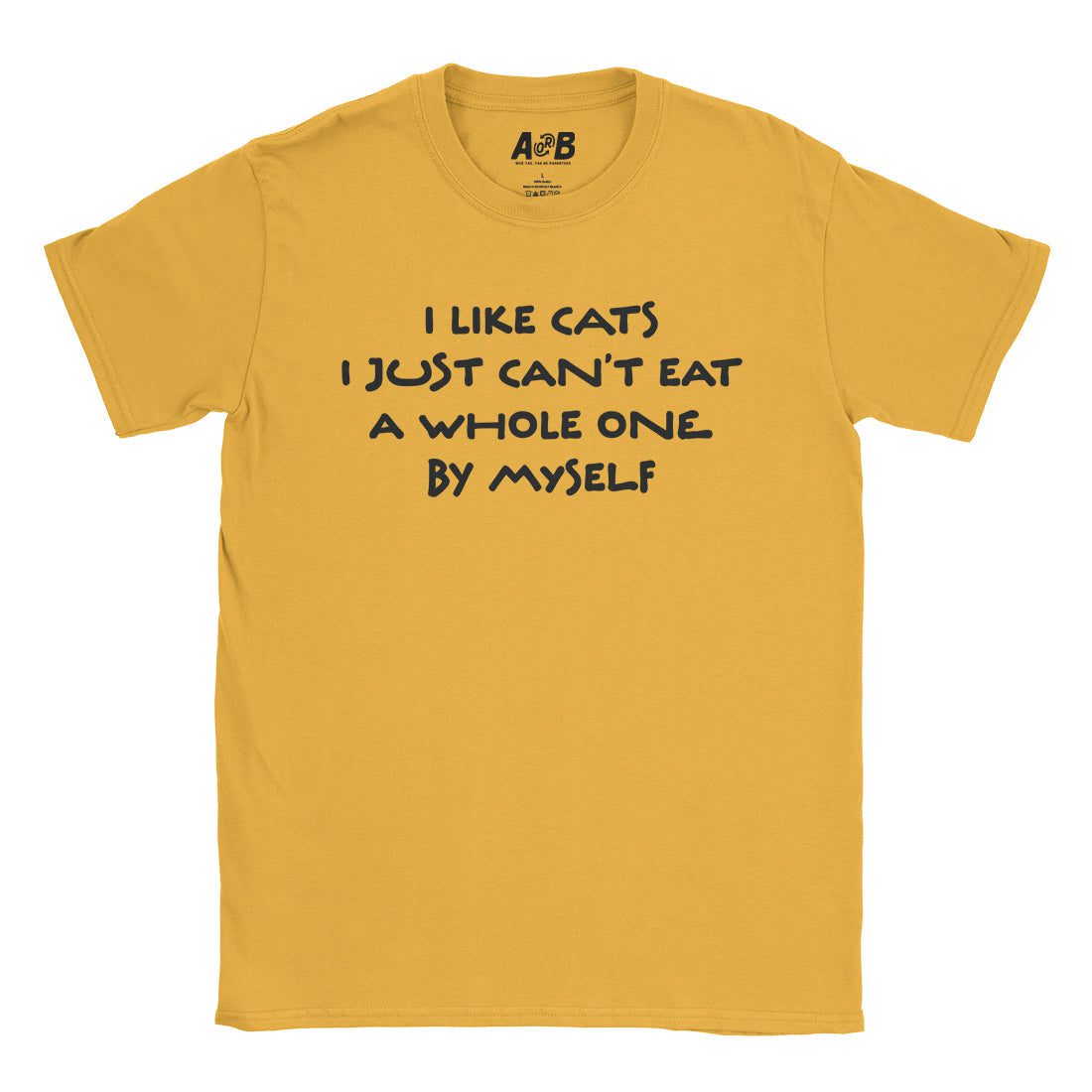 A-or-B-Tees T-Shirt Gold / S I Like Cats T-Shirt
