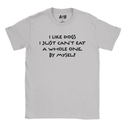 A-or-B-Tees T-Shirt Ice Grey / S I Like Dogs T-Shirt