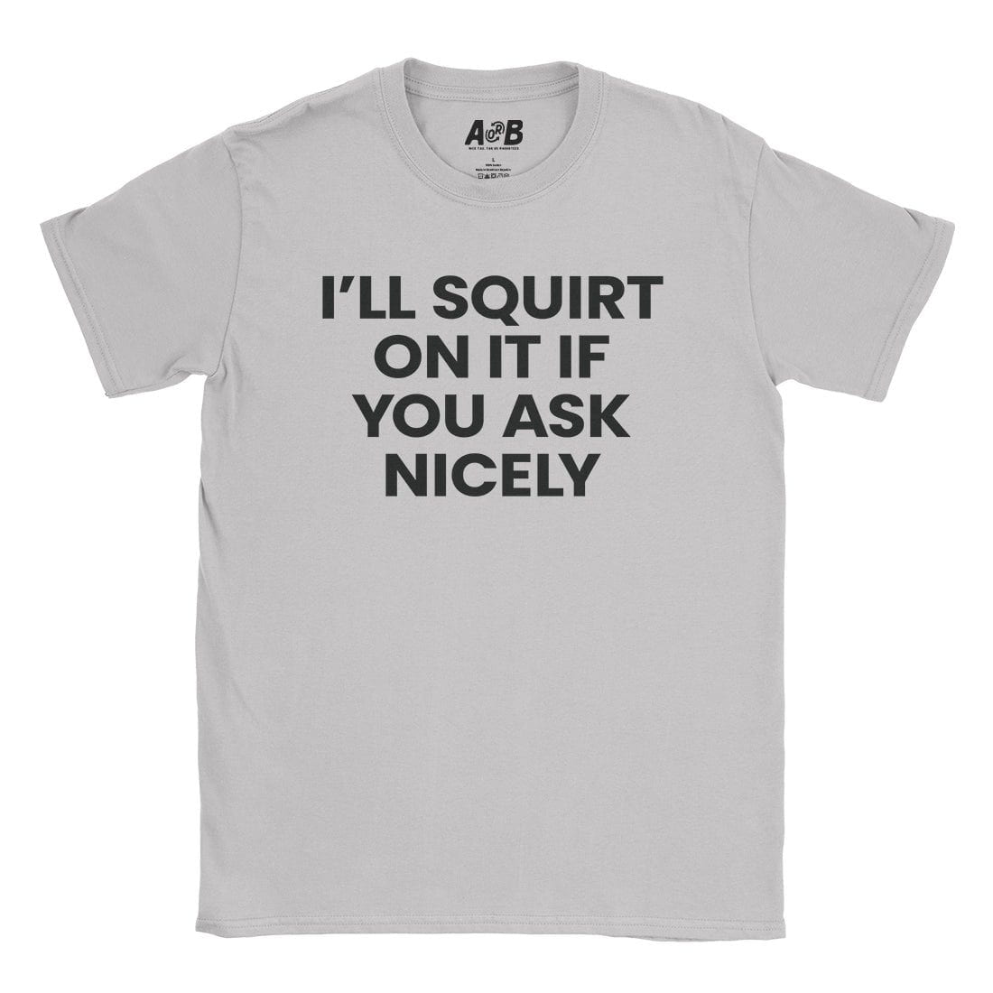 A-or-B-Tees T-Shirt Ice Grey / S I'll Squirt On It T-Shirt