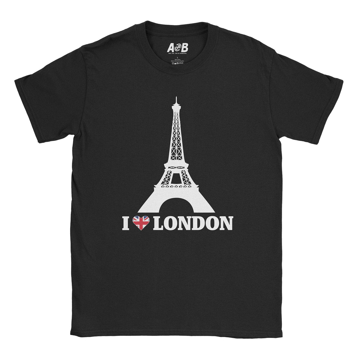 A-or-B-Tees T-Shirt Black / S I ♡ London T-Shirt