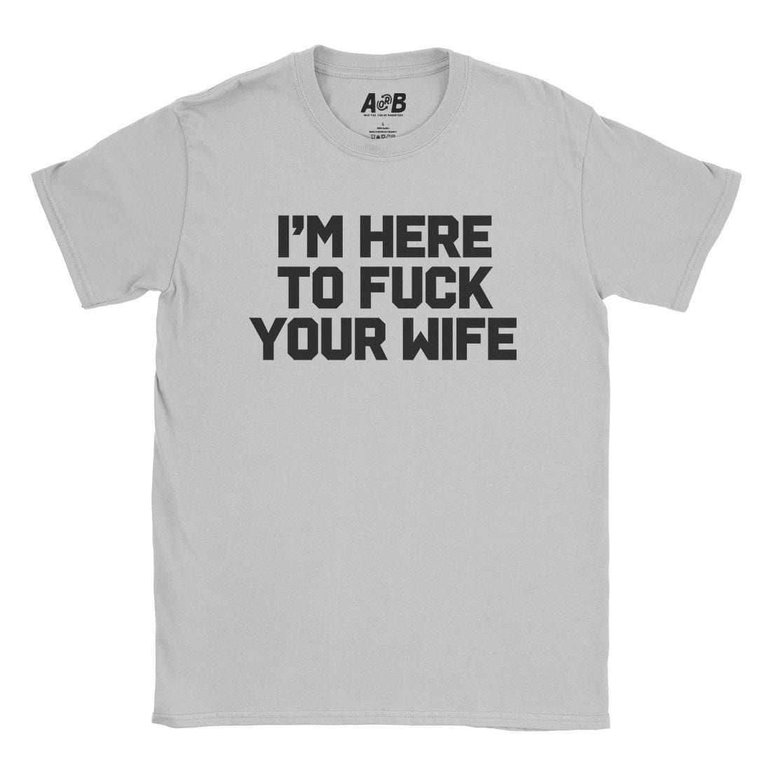 A-or-B-Tees T-Shirt Ice Grey / S I'm Here T-Shirt