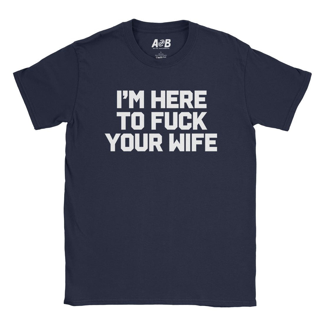 A-or-B-Tees T-Shirt Navy / S I'm Here T-Shirt