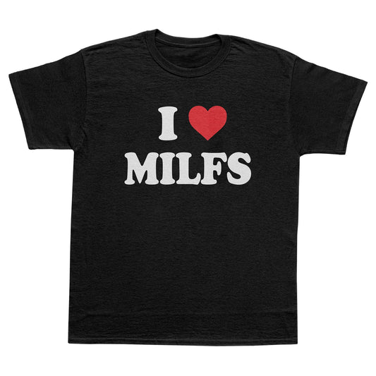A-or-B-Tees T-Shirt Black / S I ♡ Milfs T-Shirt