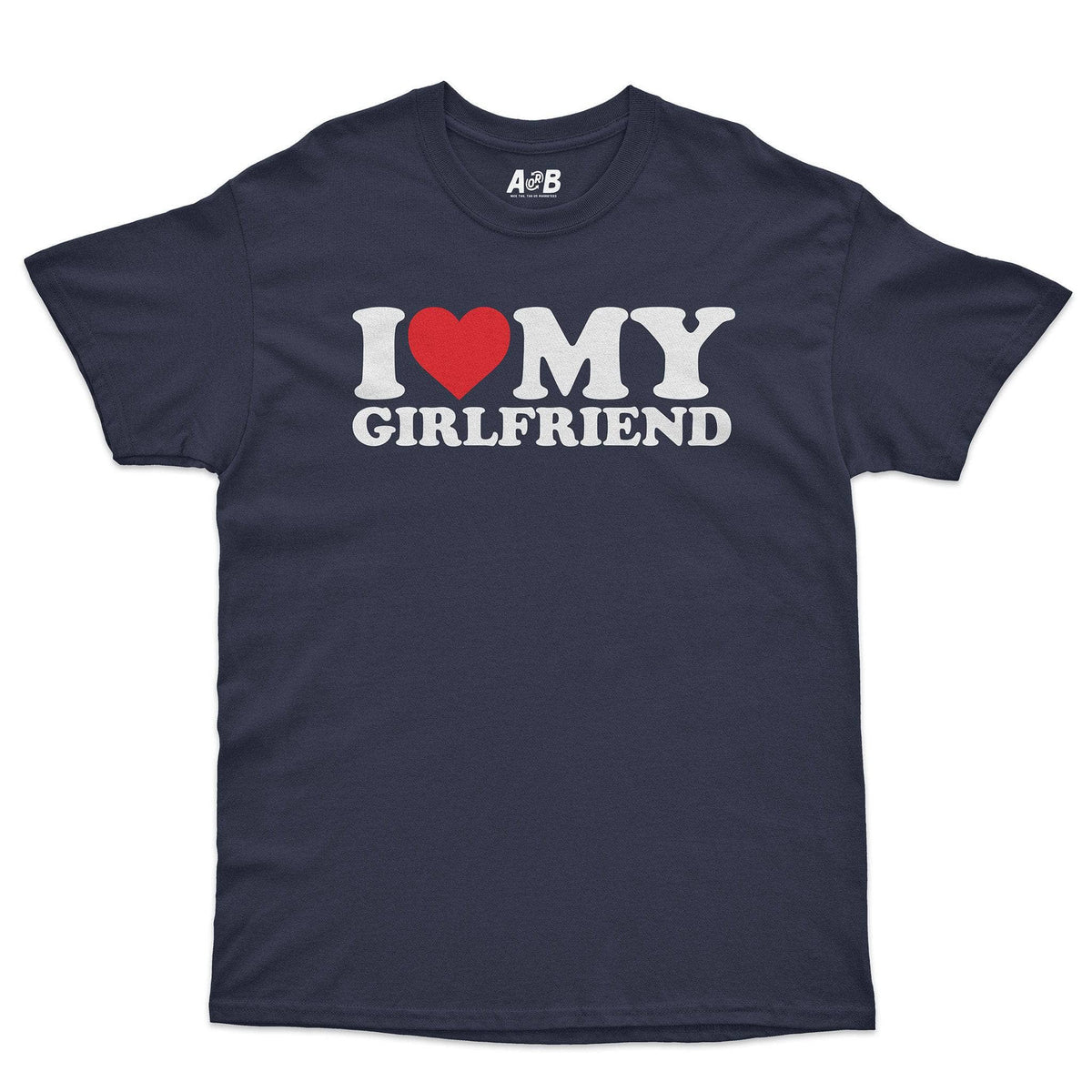 A-or-B-Tees T-Shirt Navy / S I ♡ My GF T-Shirt