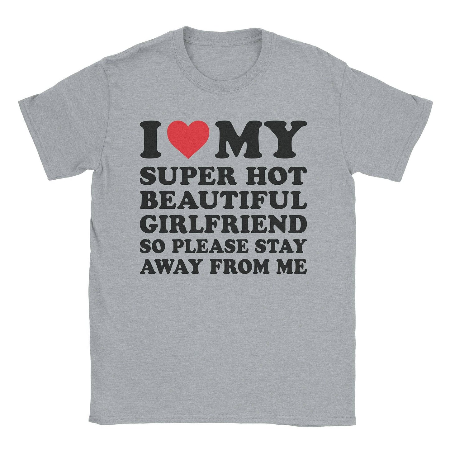 A-or-B-Tees T-Shirt Sport Grey / S I ♡ My GF T-Shirt