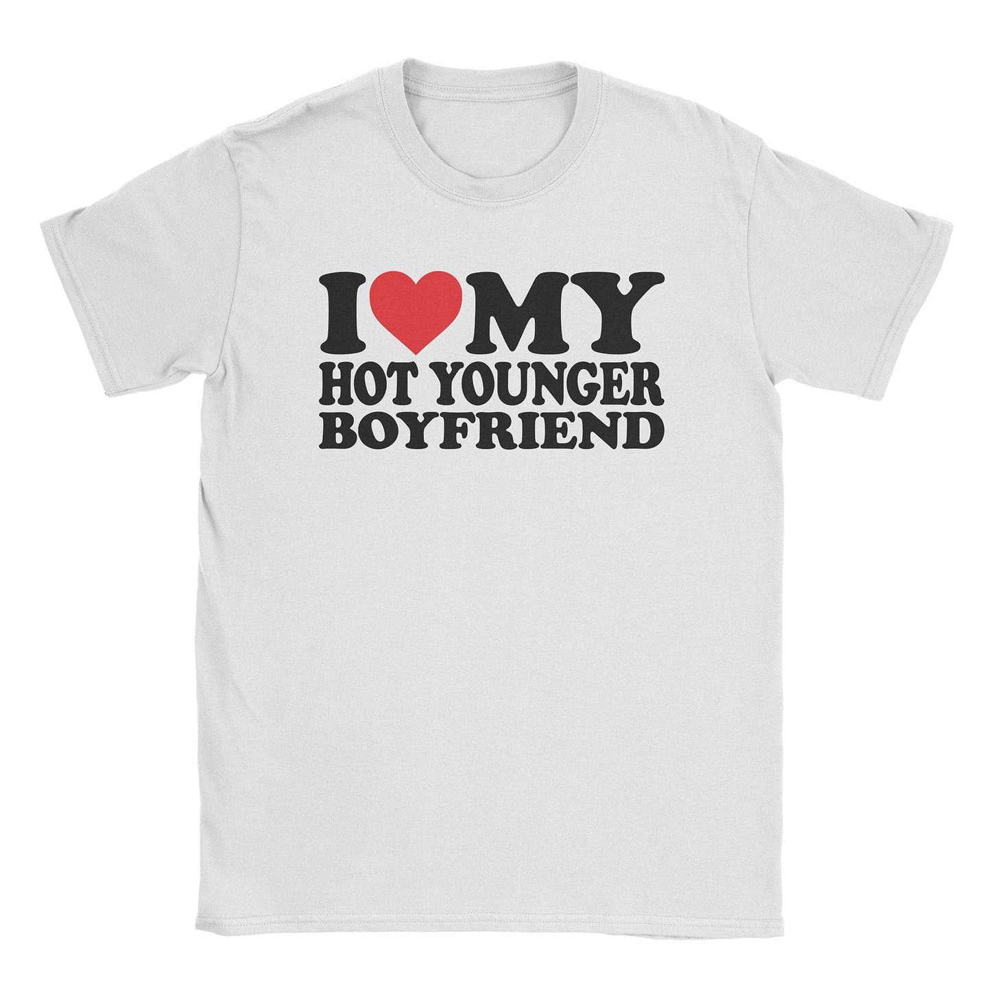 A-or-B-Tees T-Shirt White / S I ♡ ︎My Younger Bf T-Shirt