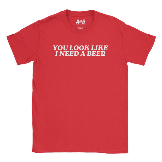 A-or-B-Tees T-Shirt Red / S I Need Beer T-Shirt