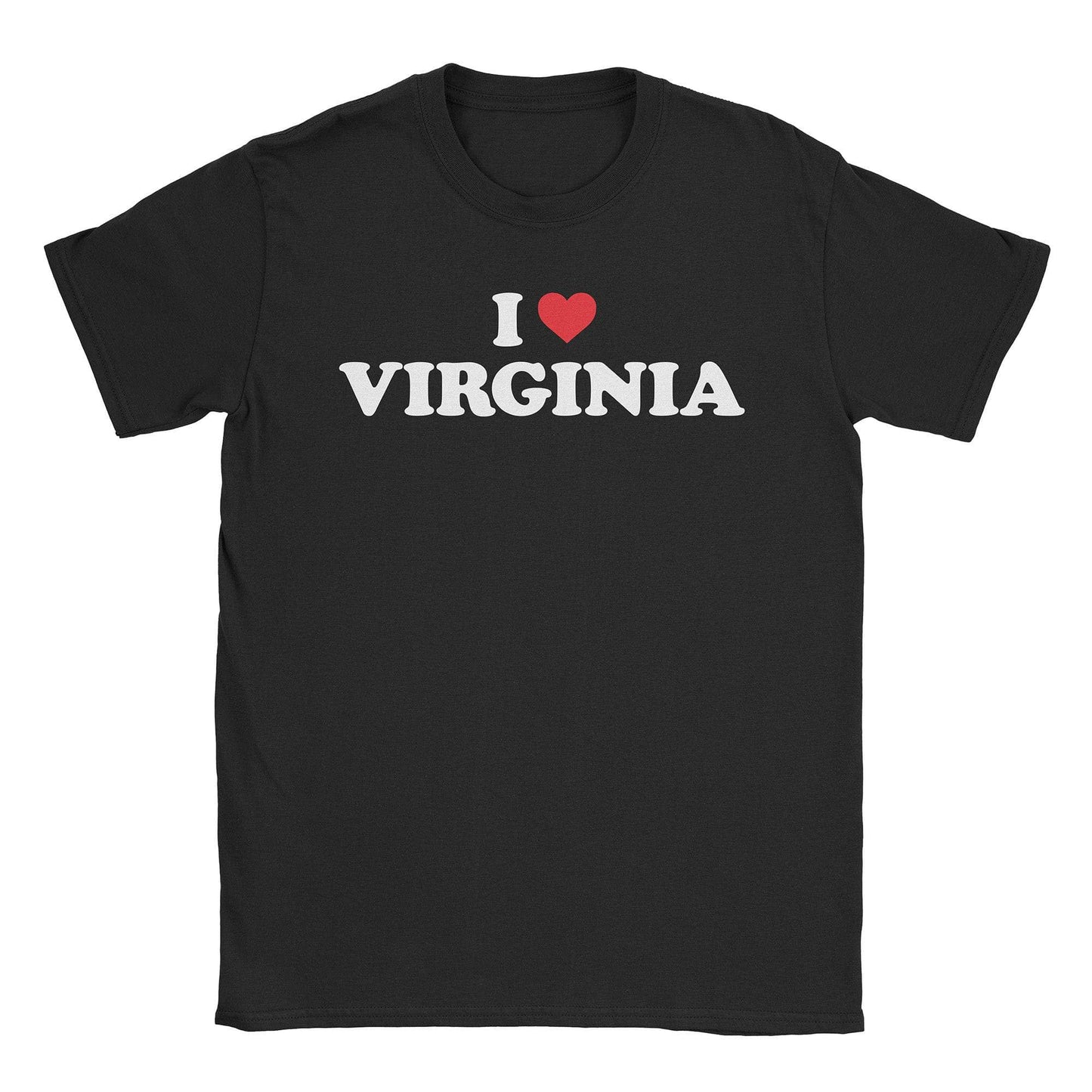 A-or-B-Tees T-Shirt Black / S I ♡ Virginia T-Shirt