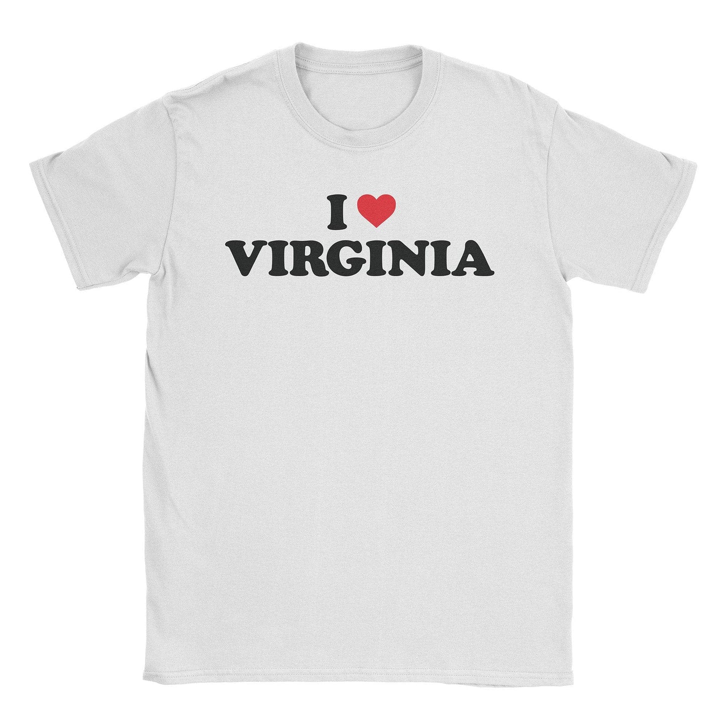 A-or-B-Tees T-Shirt White / S I ♡ Virginia T-Shirt